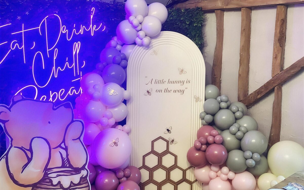 A baby shower beautifully styled and decorated at The BarnYard