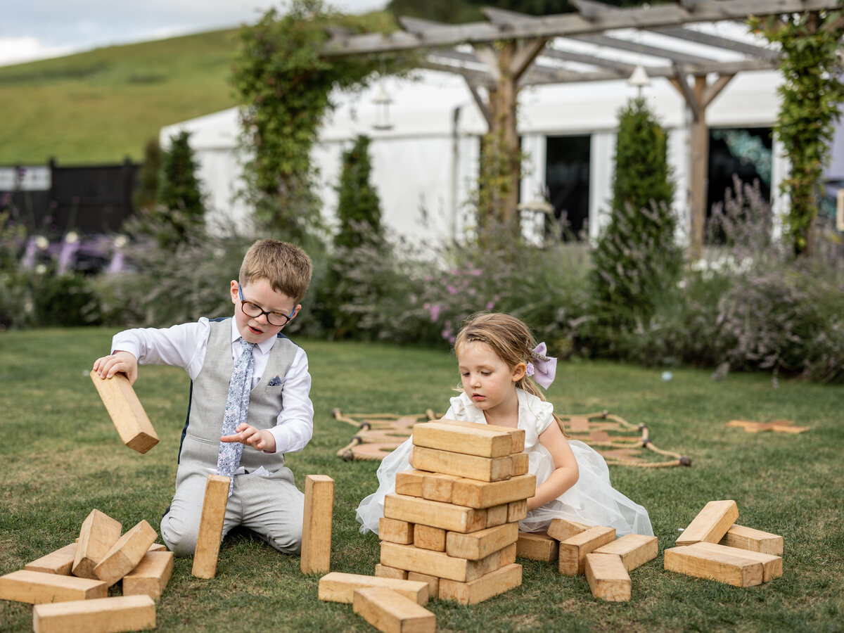 Giant Jenga at The BarnYard