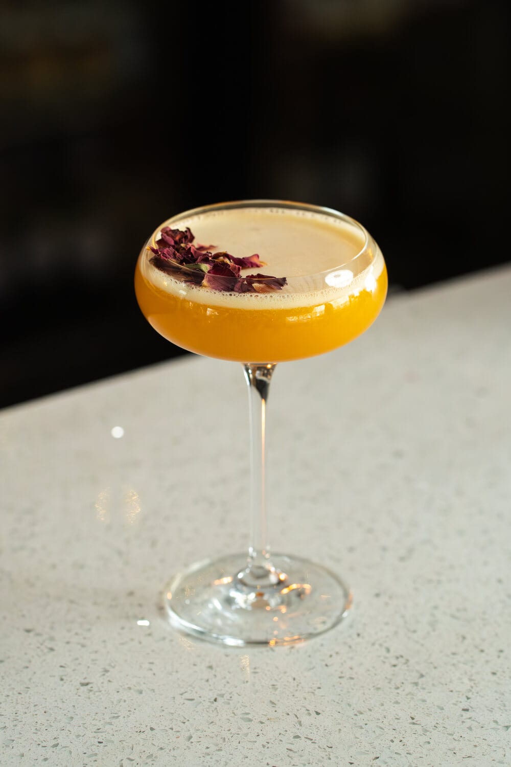 A cocktail from the bar at The BarnYard