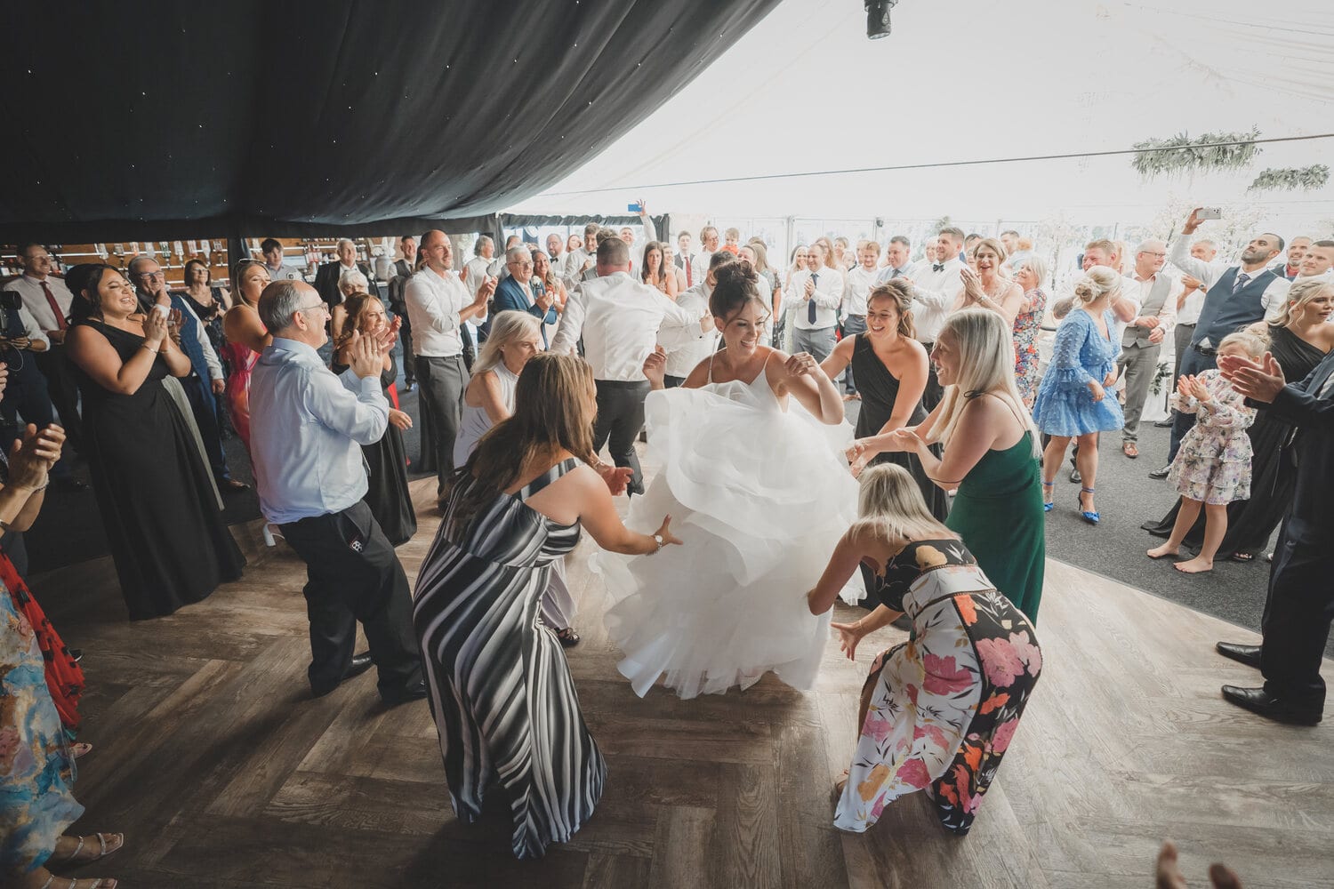 Celebrations on the dancefloor in the Arboretum