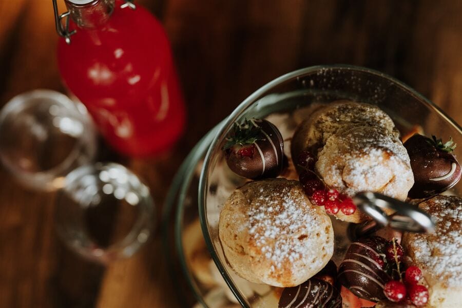 A dish from the Special High Tea menu at The BarnYard