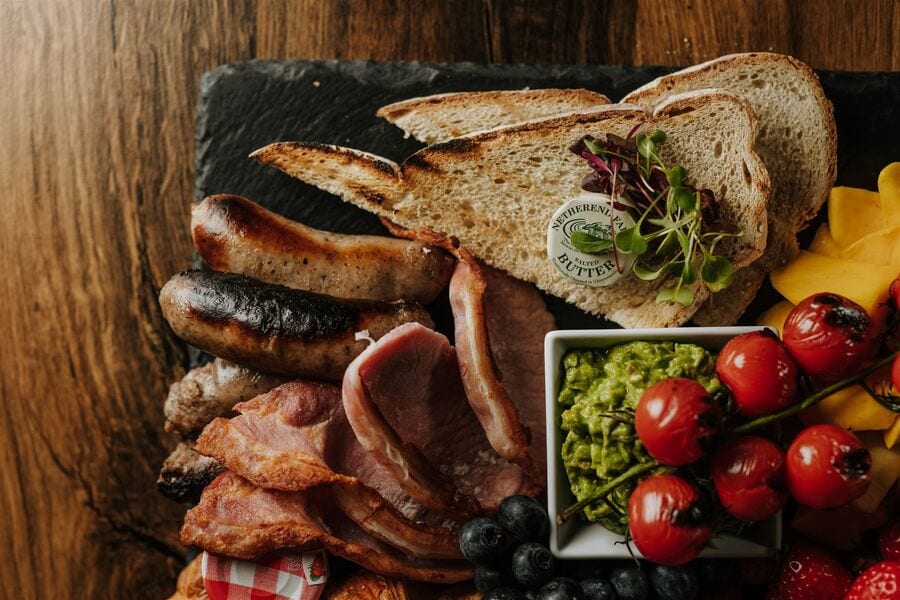 A dish from the Breakfast menu at The BarnYard