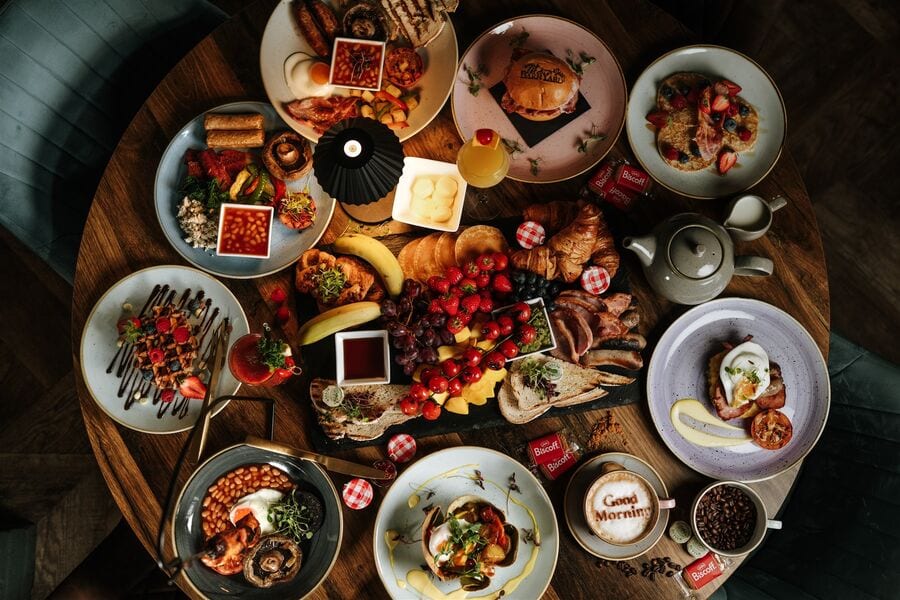 A dish from the Breakfast menu at The BarnYard