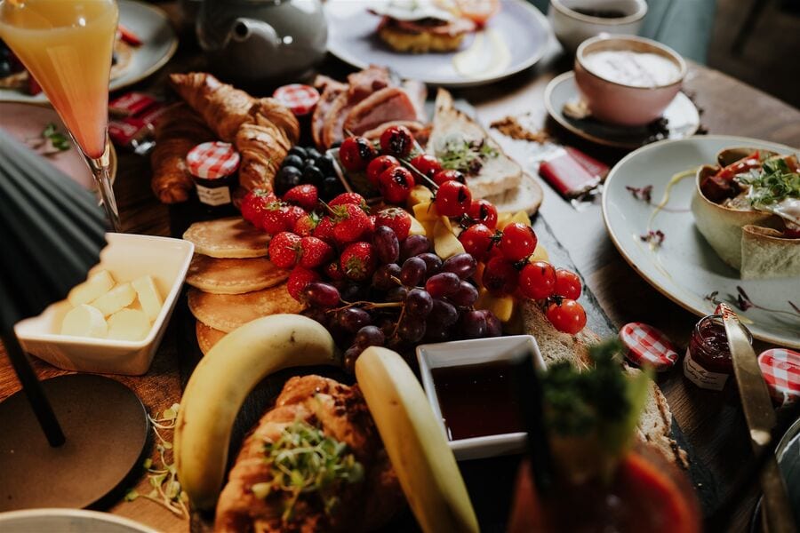 A dish from the Breakfast menu at The BarnYard