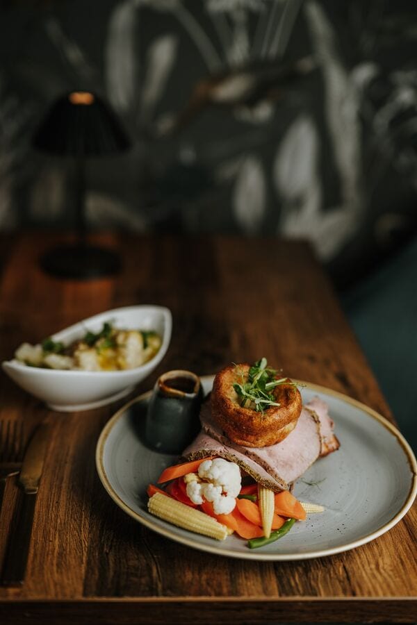 A dish from the Sunday Lunch menu at The BarnYard