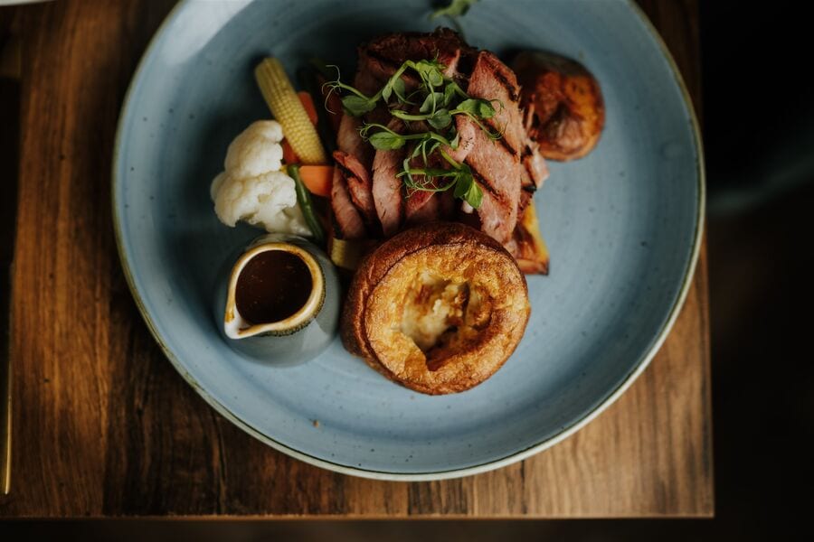 A dish from the Sunday Lunch menu at The BarnYard