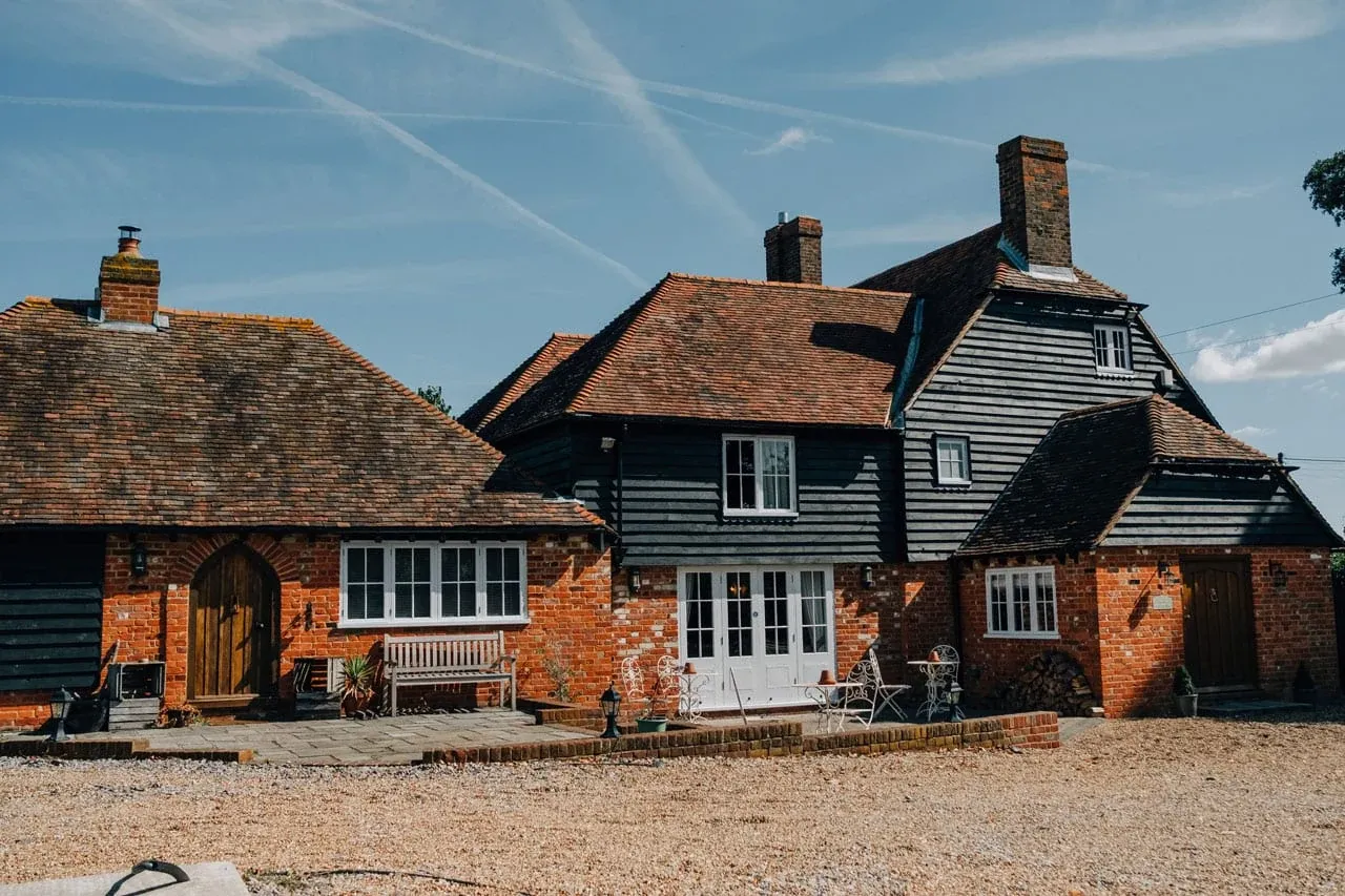 The Green Farmhouse, guest accommodation at The BarnYard in Kent