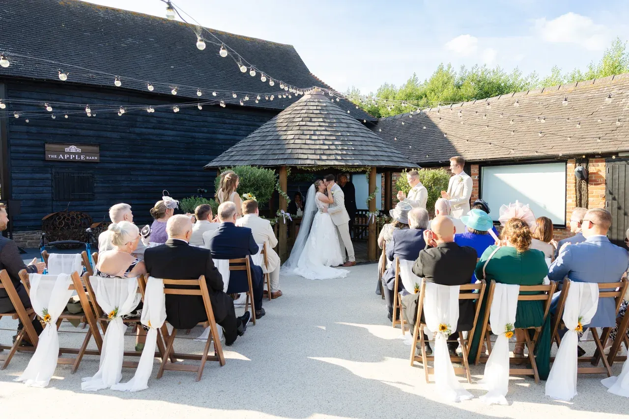 The Courtyard, ceremony at The BarnYard