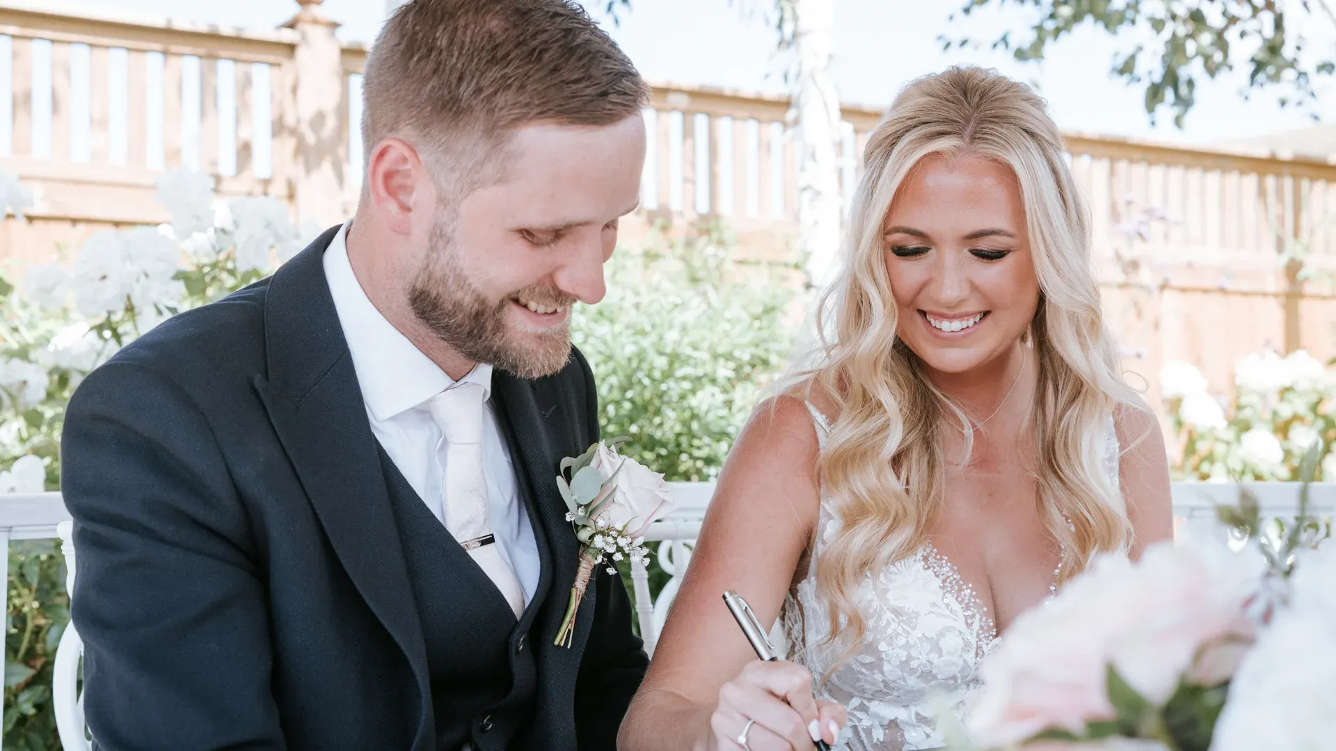 Intimate wedding at The BarnYard