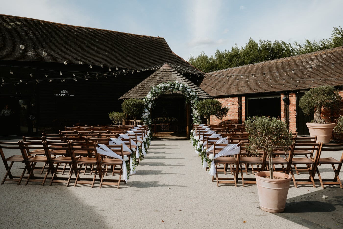 The Courtyard, ceremony at The BarnYard