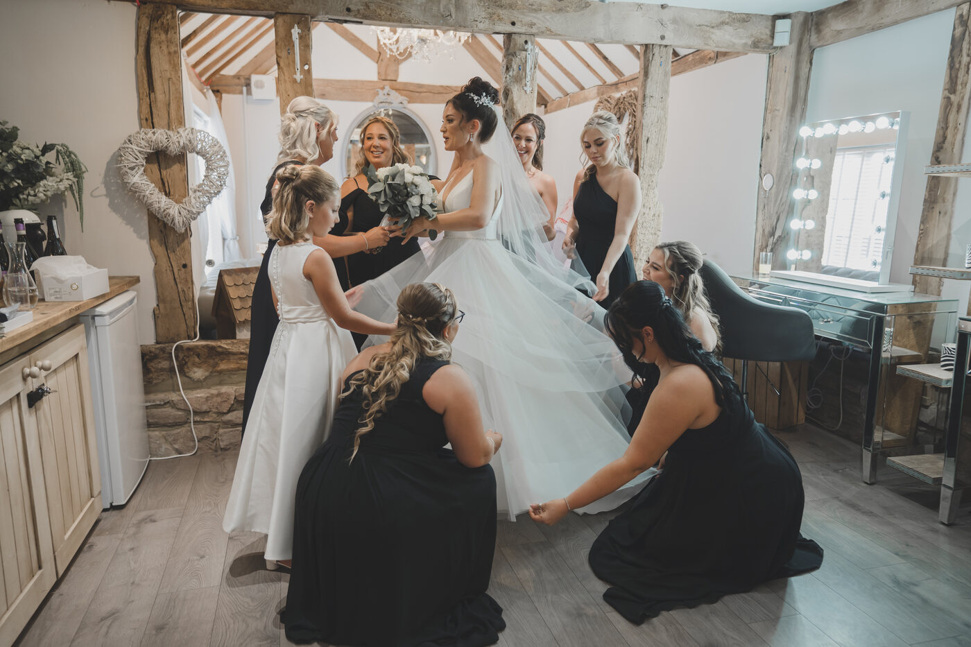 The Dressing Suites, ceremony at The BarnYard